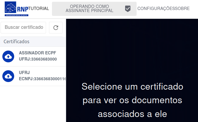 Sistema Rapsign. Sistema Rapsign.