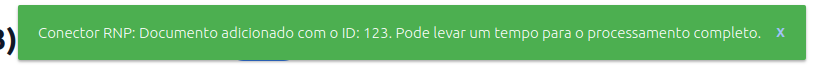 Confirmação do Conector.